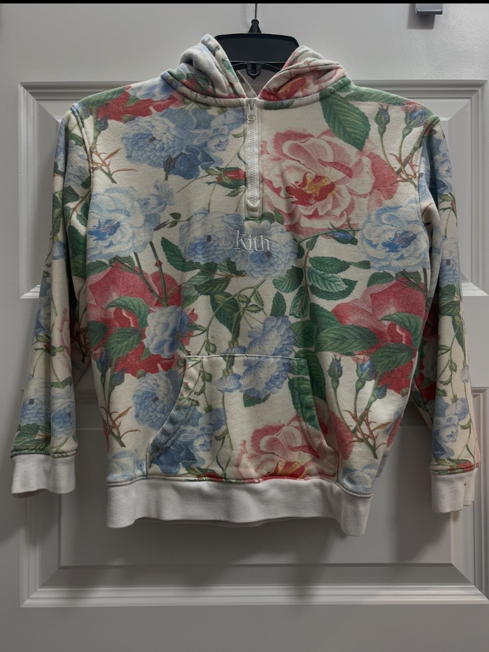 KITH Kids Floral Girls Hoodie sz 10/11